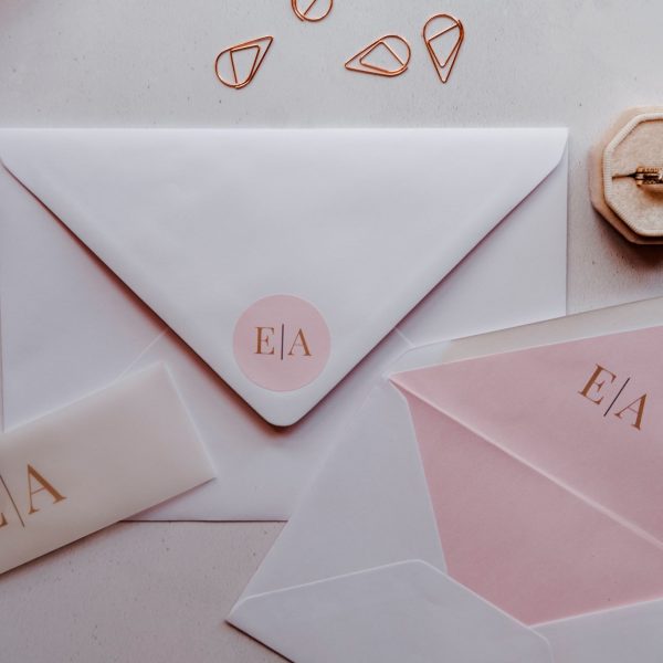 Blush - Belly Band, Sticker & Envelope Liners