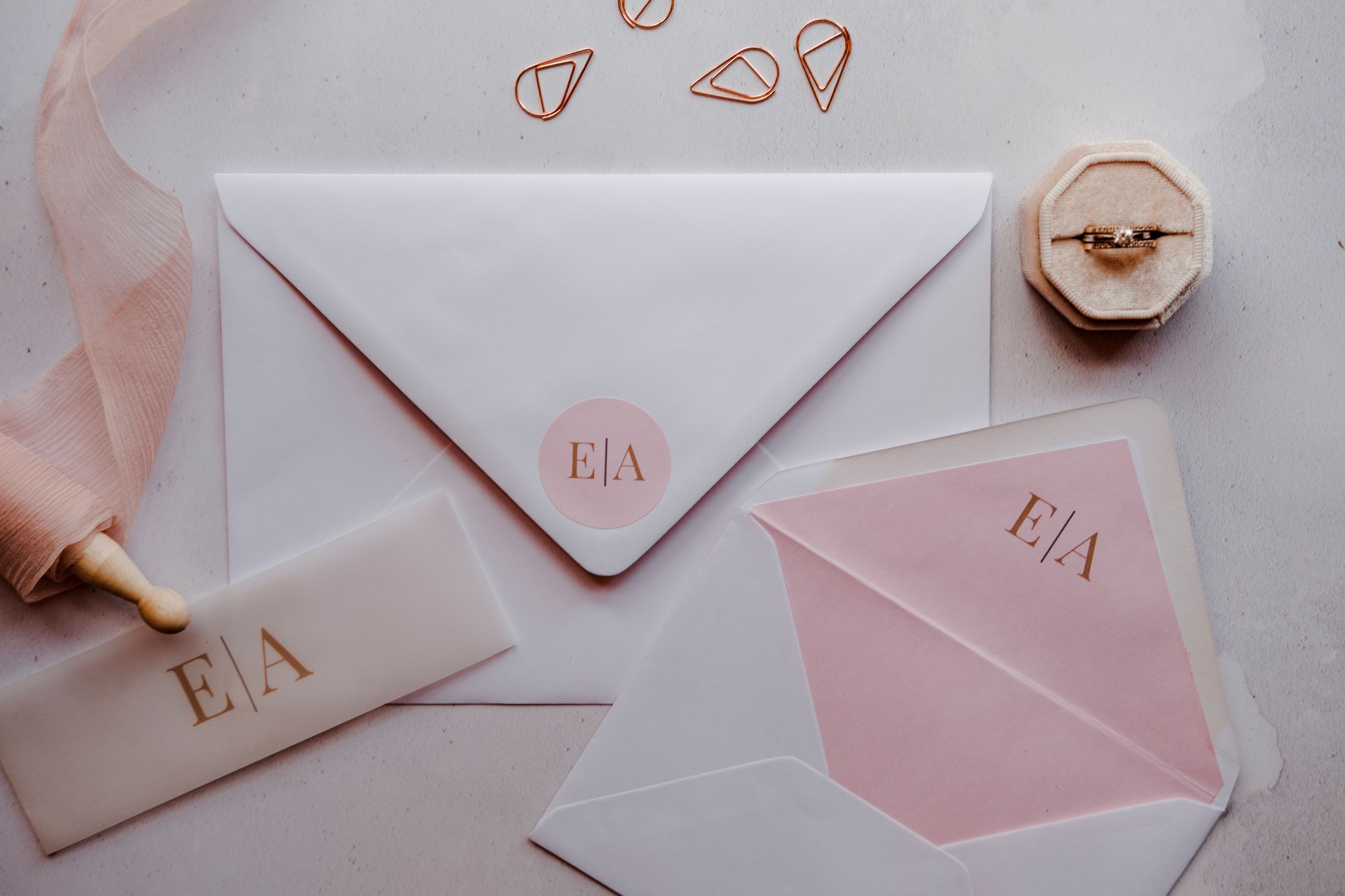 Blush - Belly Band, Sticker & Envelope Liners