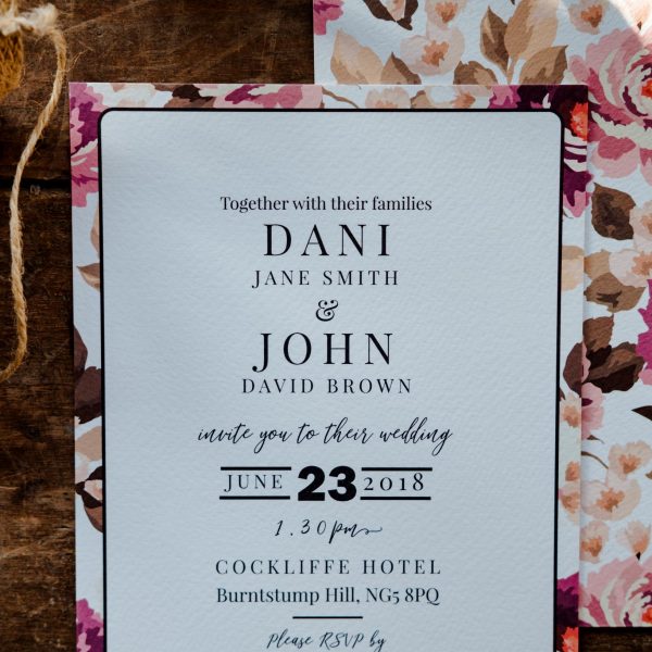 Country Garden - Invitation