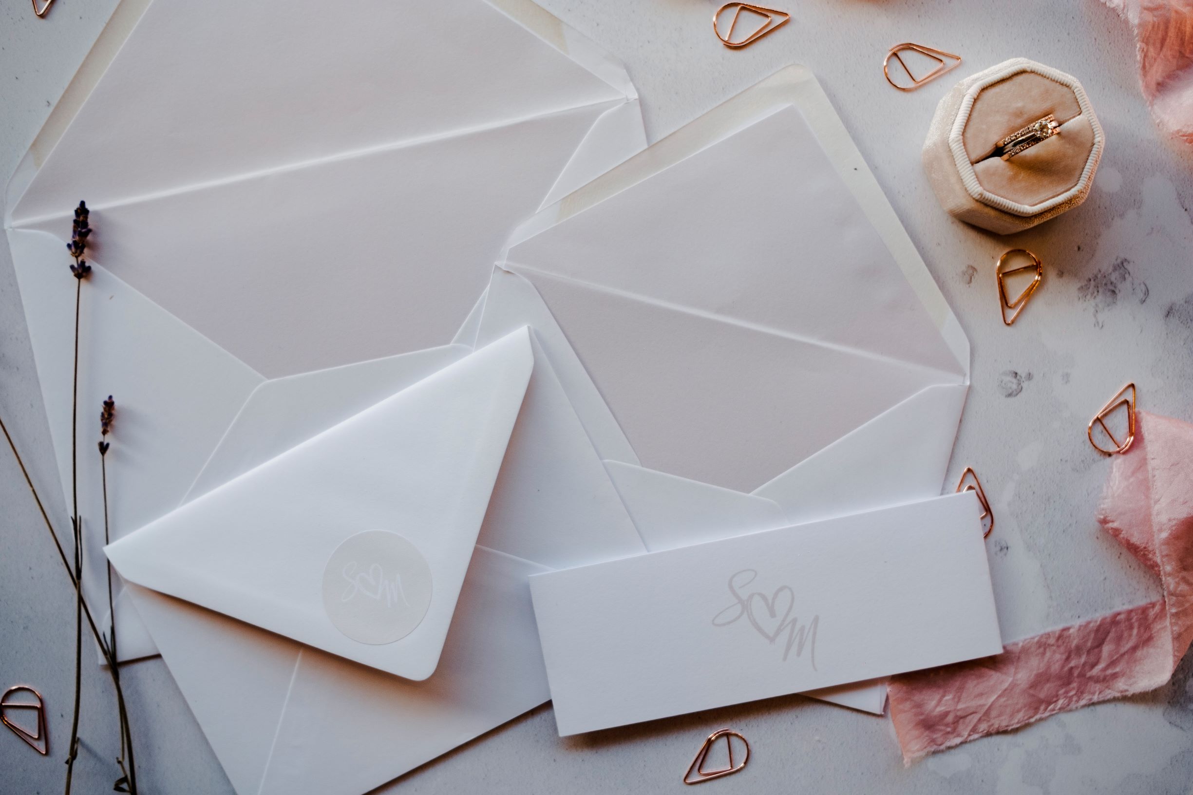 Dove Grey - Belly Band, Sticker & Envelope Liners