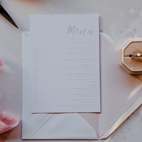 Dove Grey - Menu Options