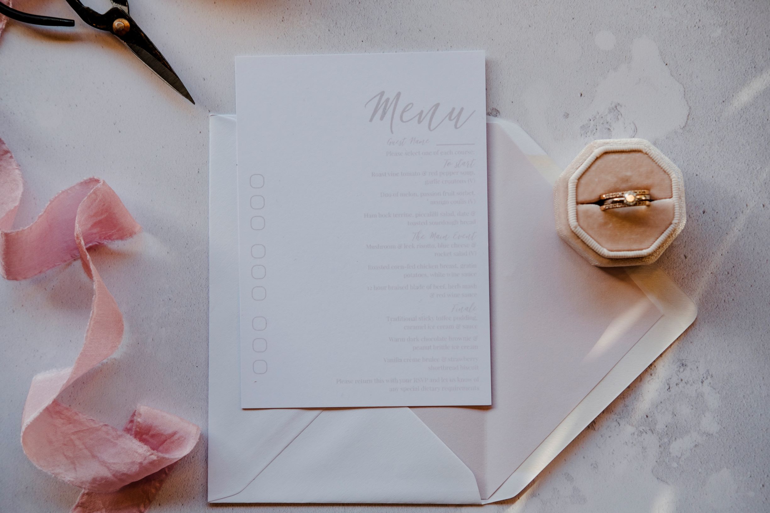 Dove Grey - Menu Options