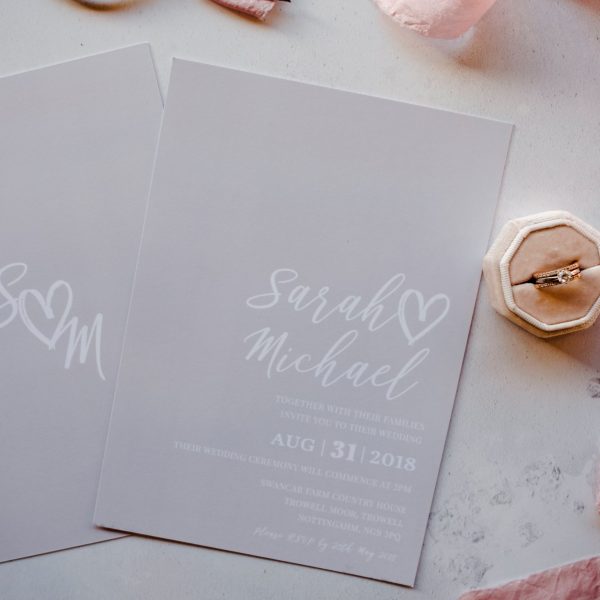Dove Grey - Invitation