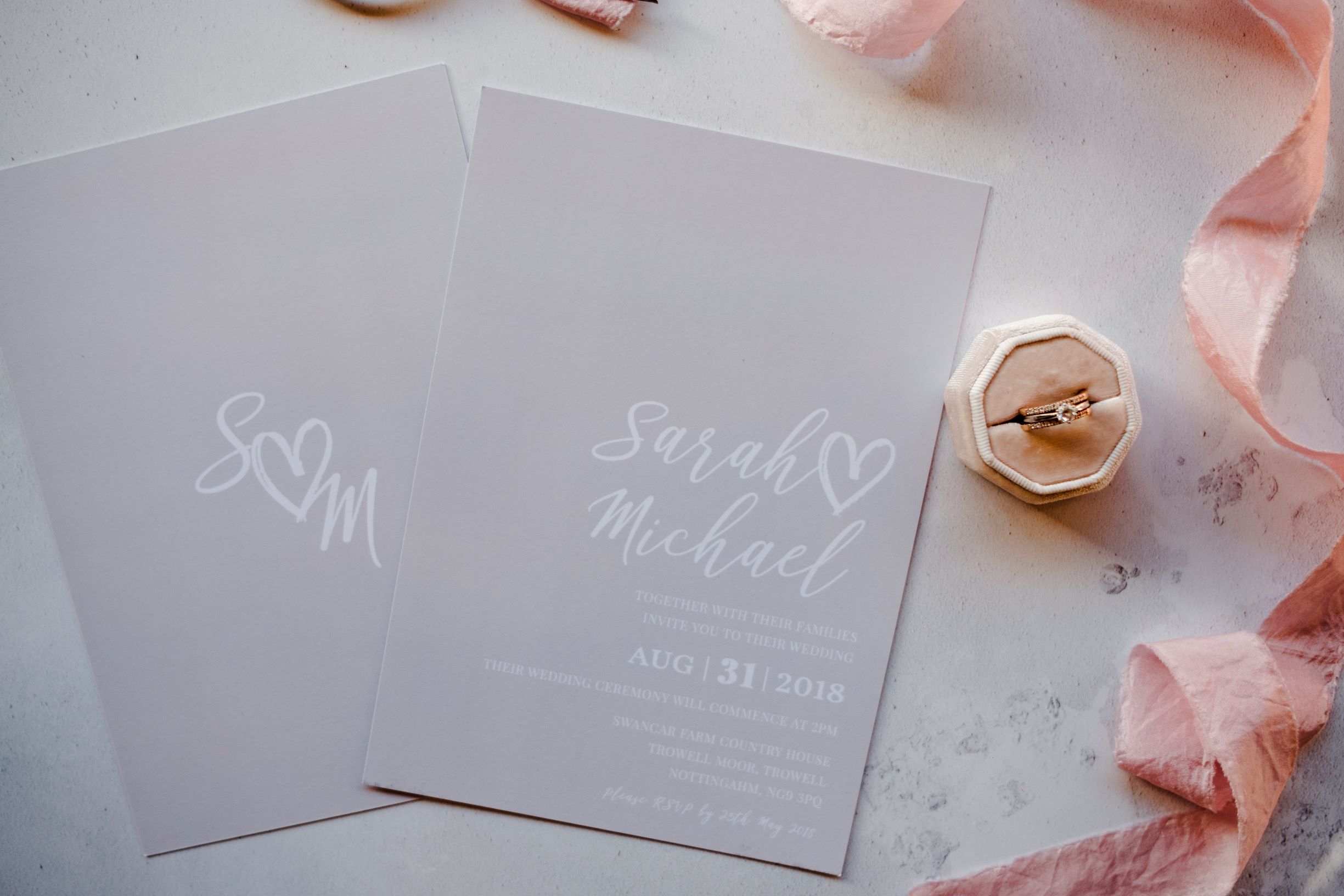 Dove Grey - Invitation